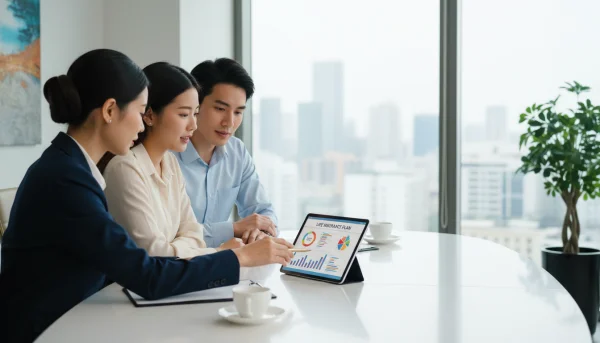 Financial advisor explaining life insura... 1