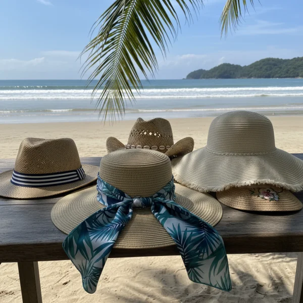 Beach Hats AI Image Generation Prompt