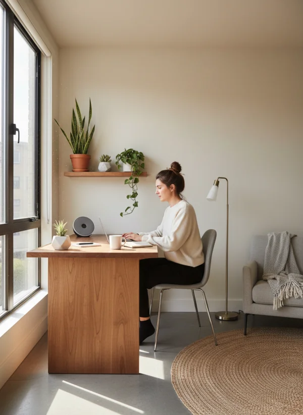 Modern home office setup, young professi... 1