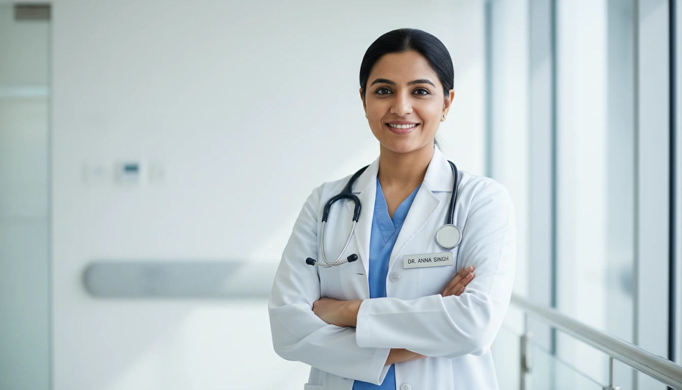 Professional doctor in modern hospital,... 2