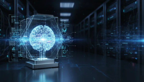 Futuristic artificial intelligence conce... 1