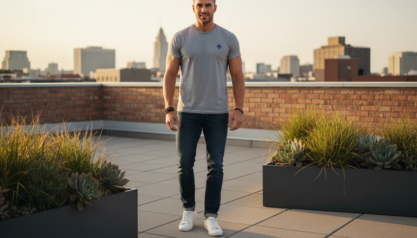 Mens casual wear t shirt 1